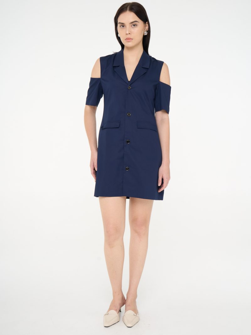 Cold Shoulder Blazer Dress
