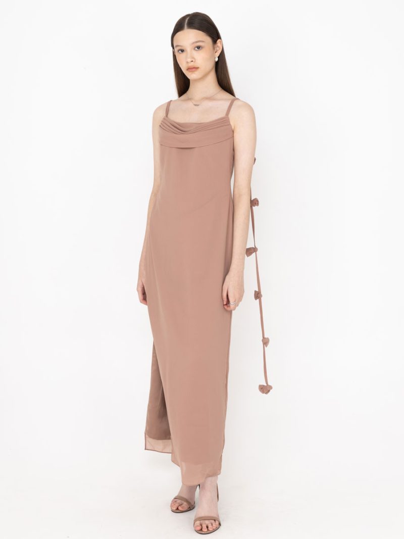 Rose Dress Brown