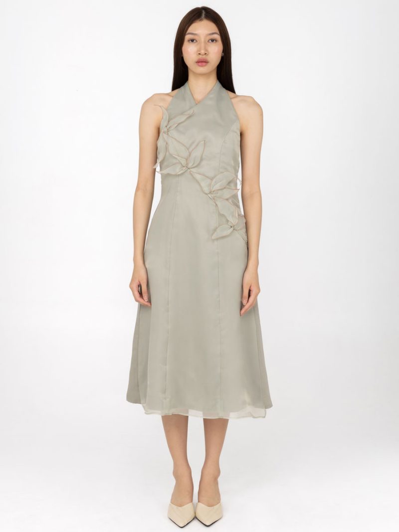 Cloe Dress Light Sage Green