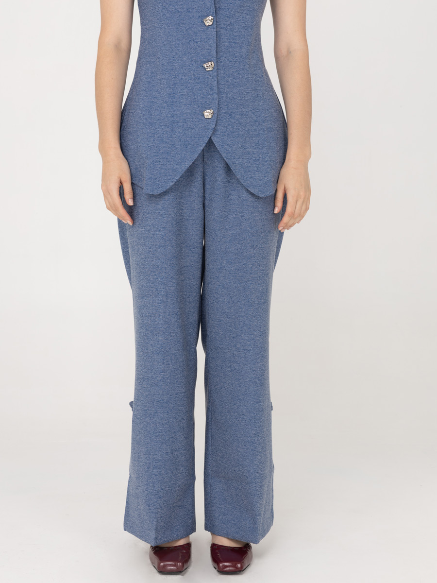 Cheo Long Pants Blue