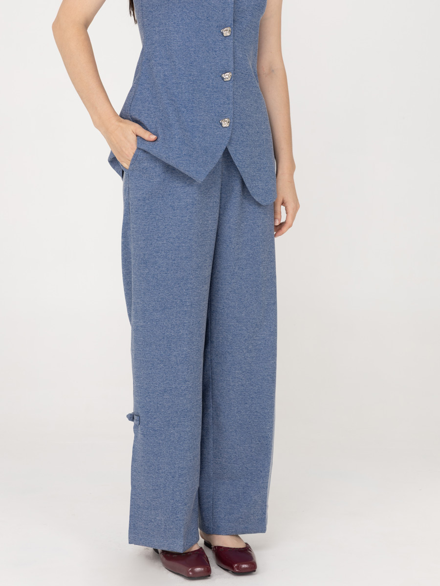 Cheo Long Pants Blue - Image 3
