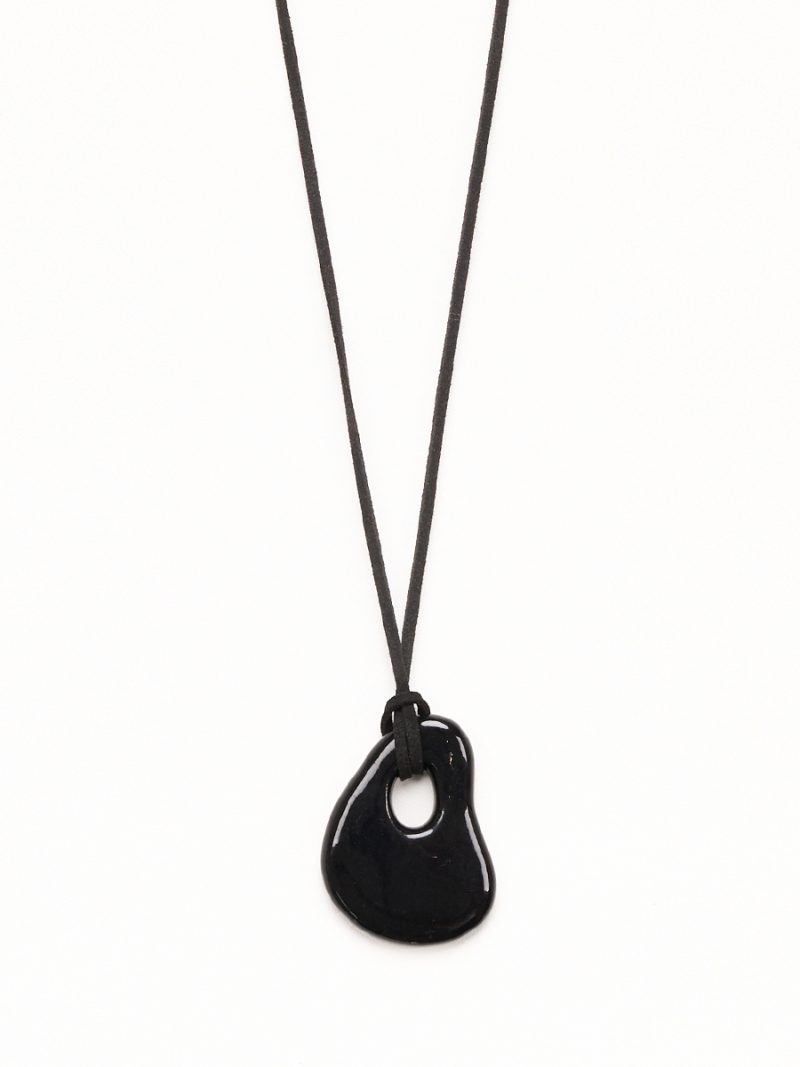 Node Ceramic Pendant Black