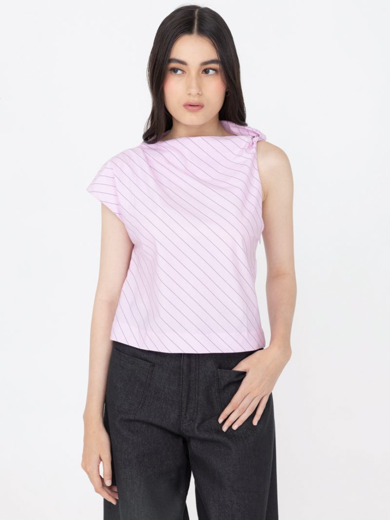 Andra Top Pink Stripes