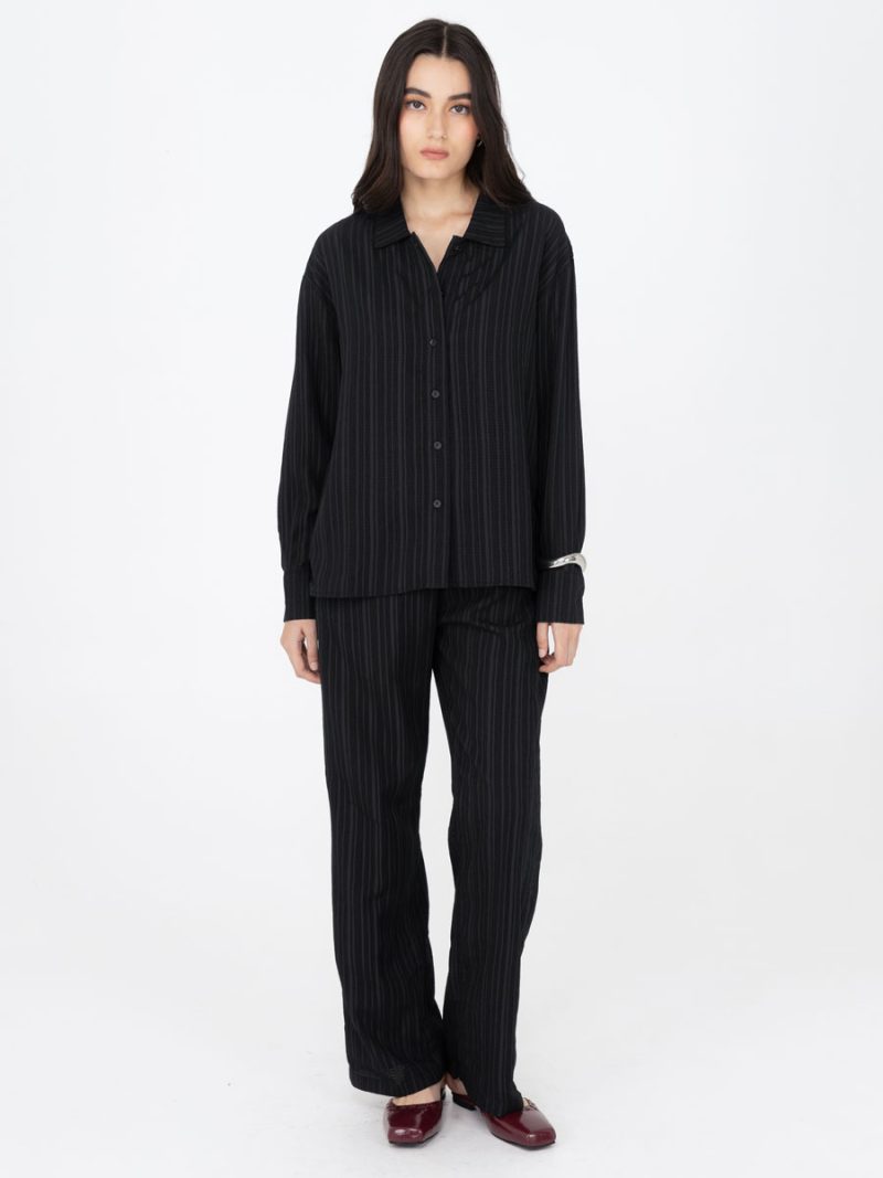 Severine Pleats Black