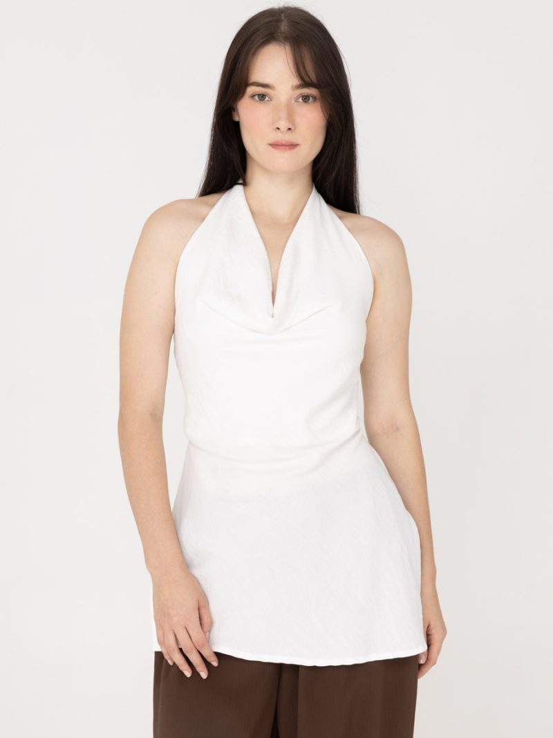 Willa Cowl Top Off White