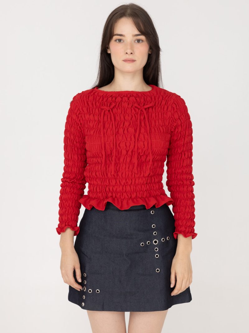 Rugby Longsleeve Top Red
