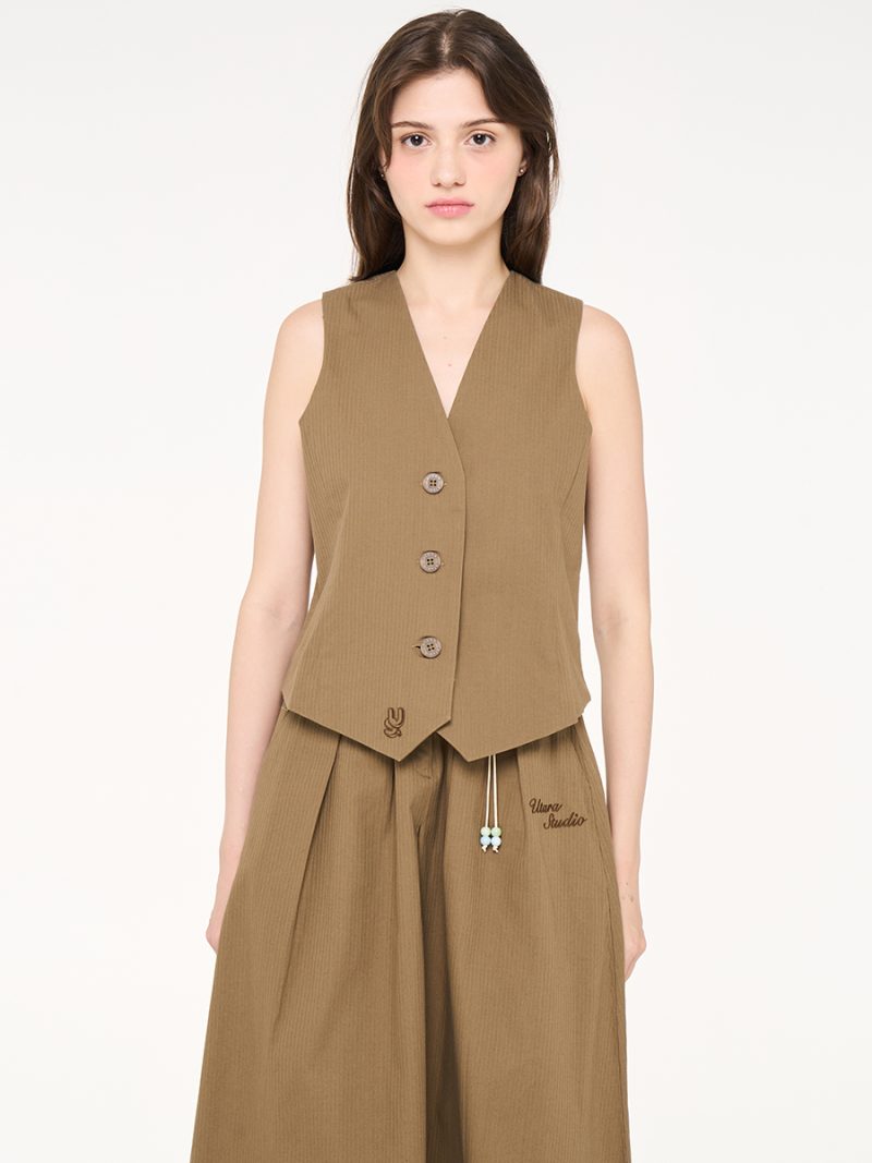 Sand Storm Vest Brown