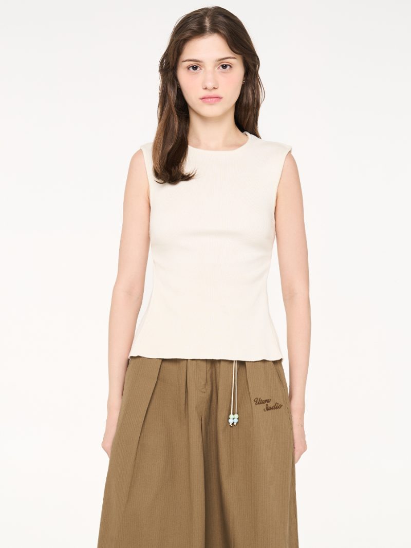 Endless Knit Top Off White