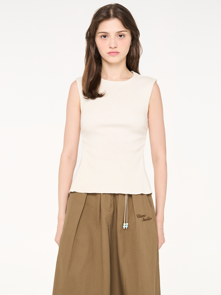 Endless Knit Top Off White