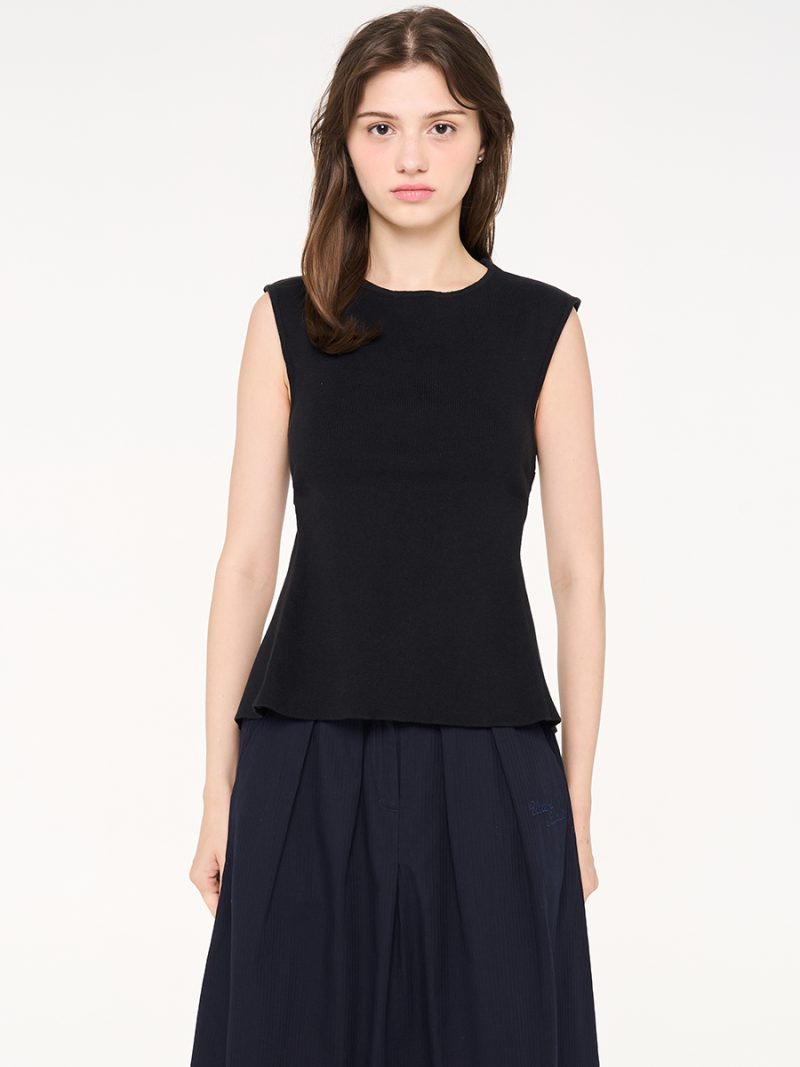 Endless Knit Top Black