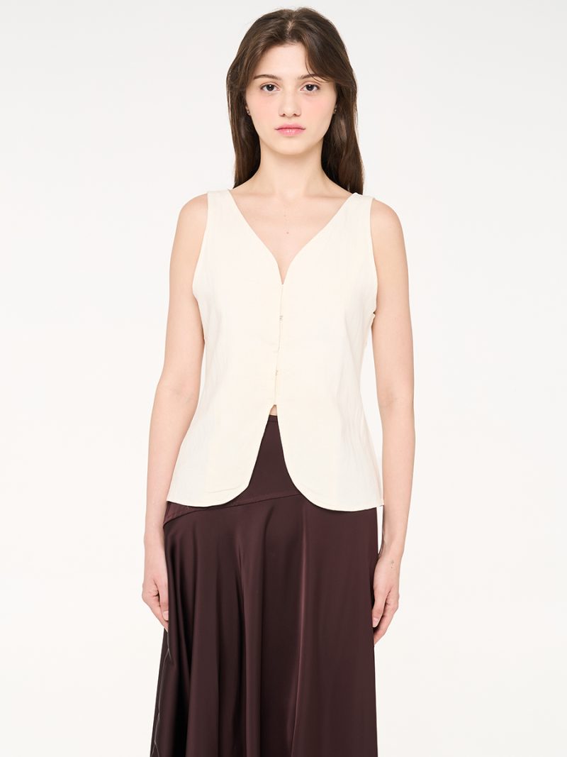 Leon Vest Ivory