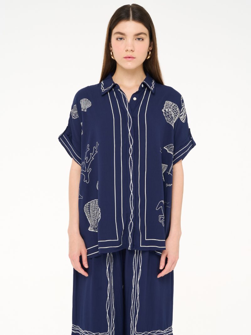 Reese Shirt Navy