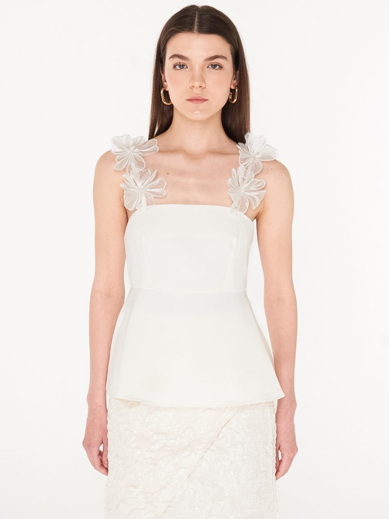 Esme Top White