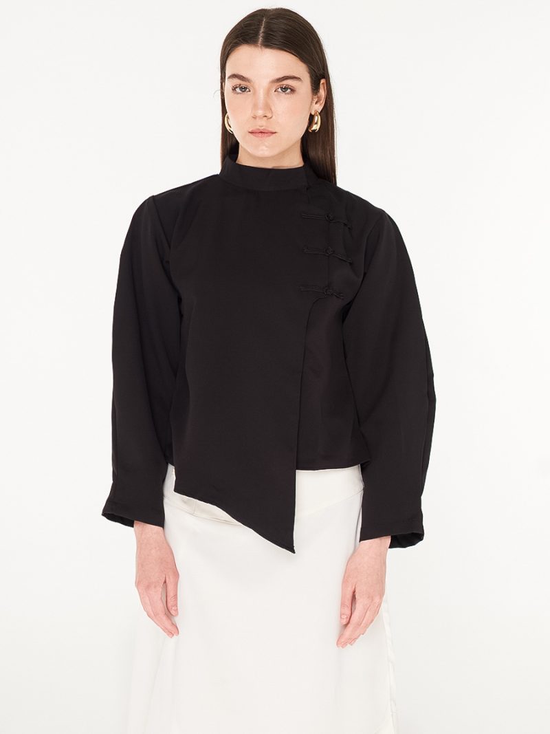 Etta Long-Sleeved Top Black