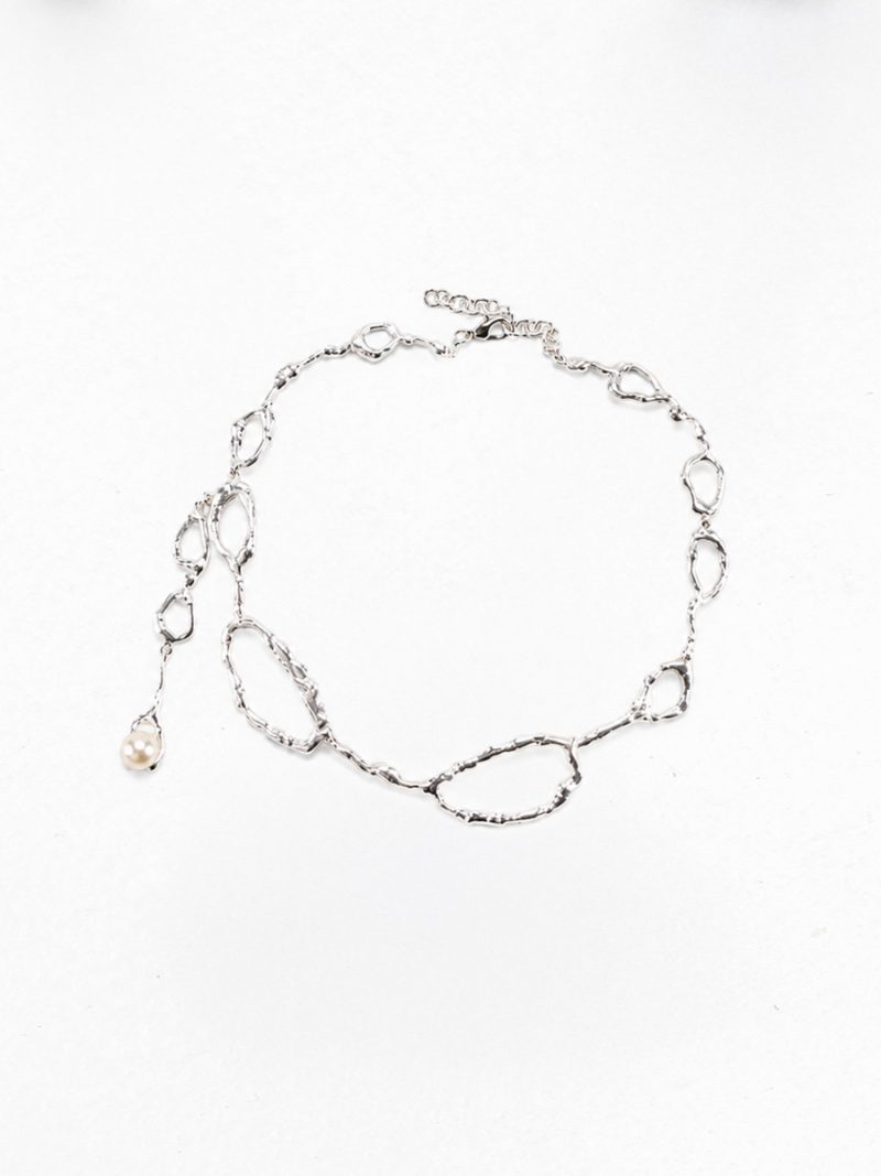 Ripple Necklace Silver