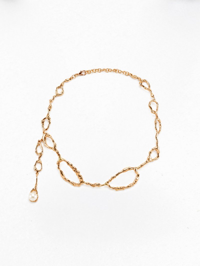 Ripple Necklace Gold