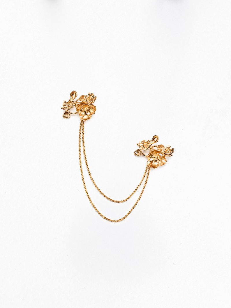 Usaki Brooch Gold