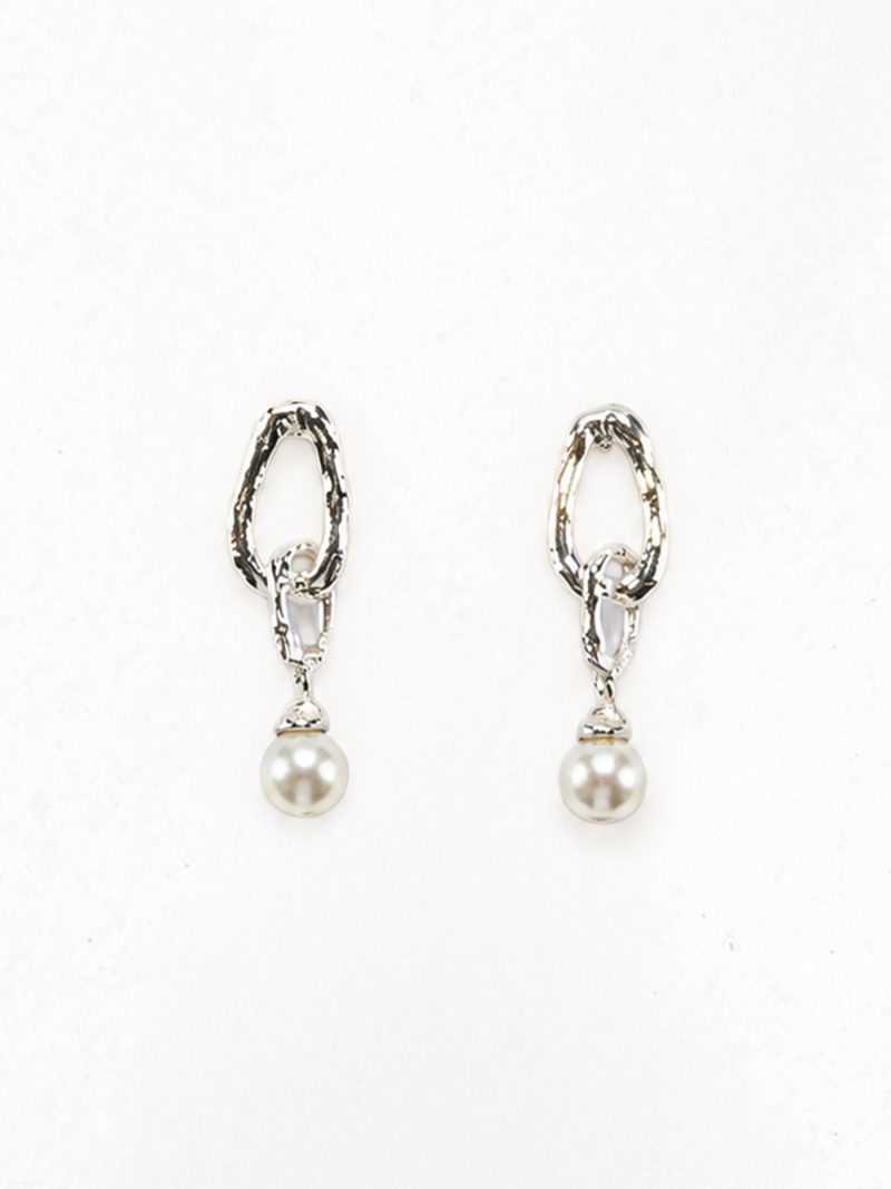 Ripple Earrings Silver