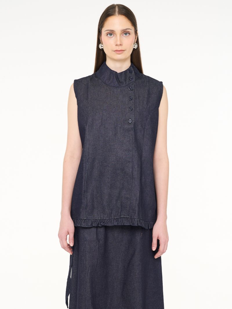 Caela Sleeveless Top Denim