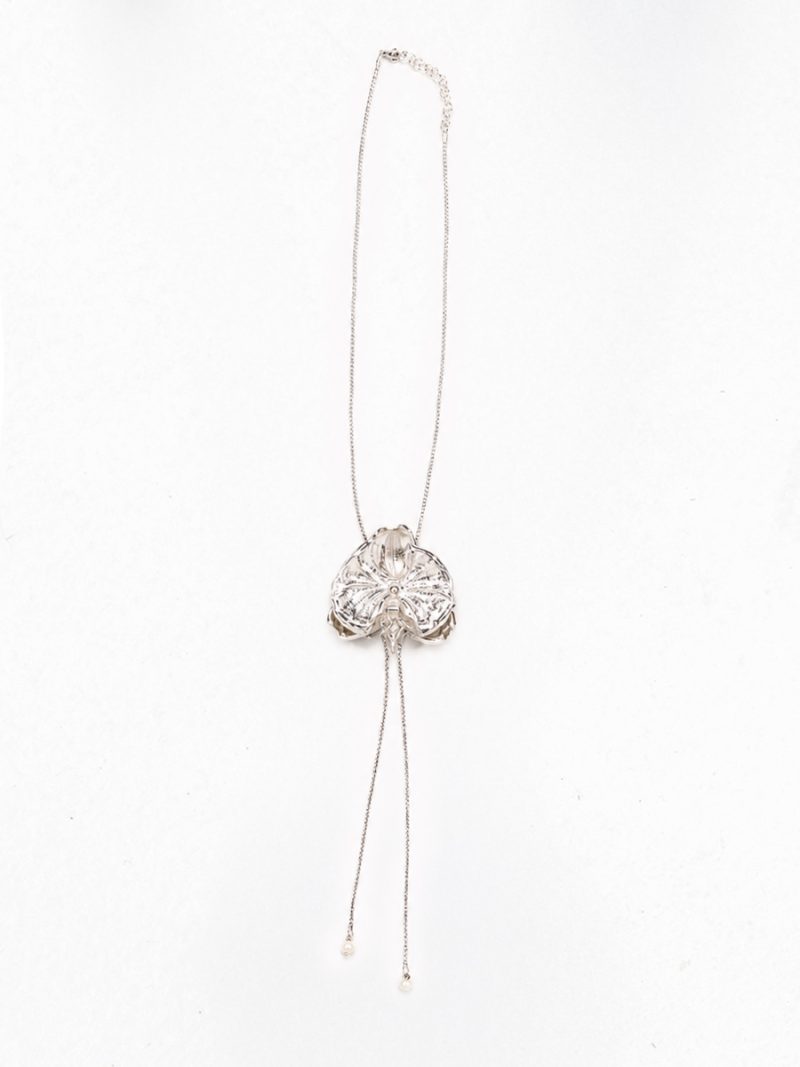 Kakkoi Long Necklace Silver