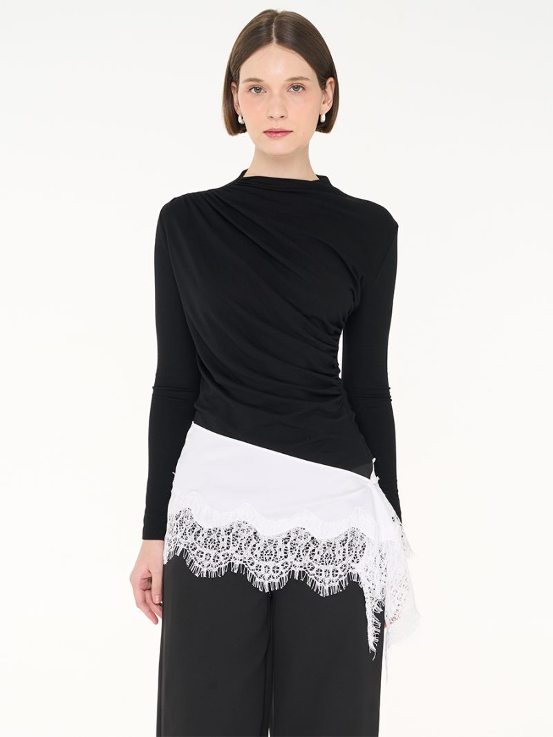 Lace Apron Broken White