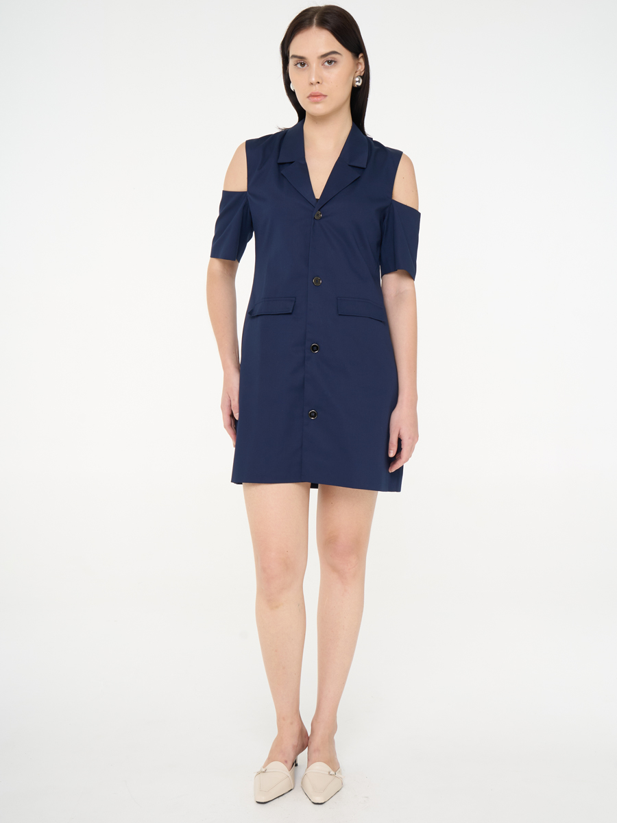 Cold Shoulder Blazer Dress