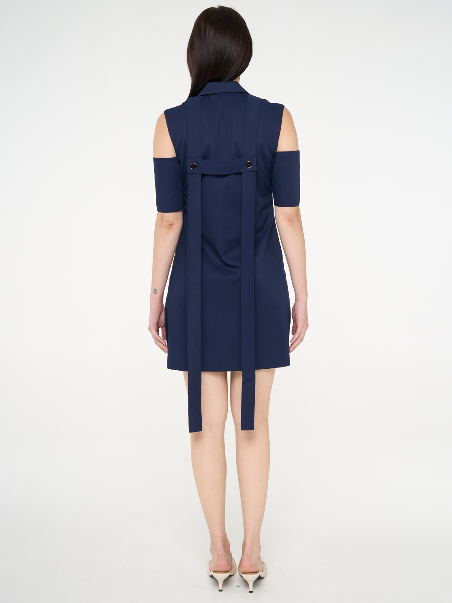 Cold Shoulder Blazer Dress - Image 3