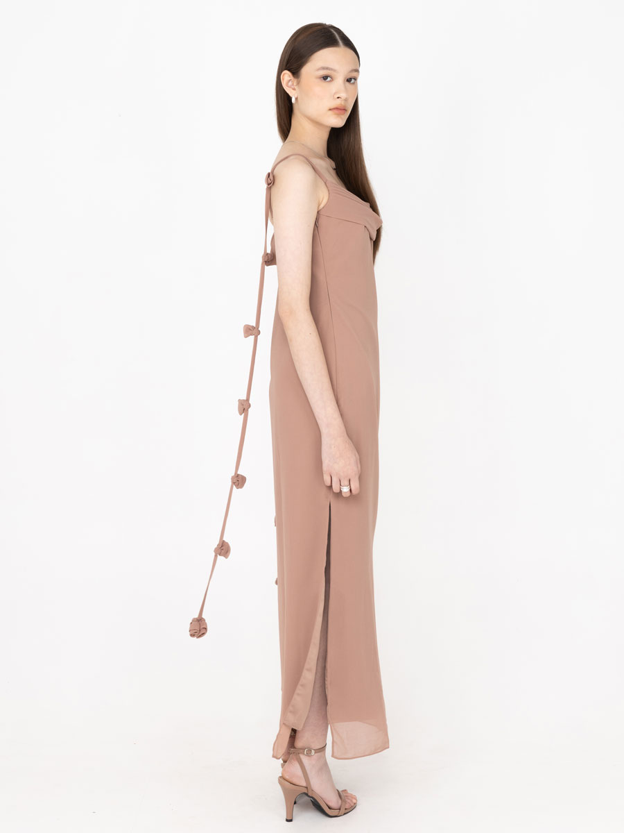 Rose Dress Brown - Image 2