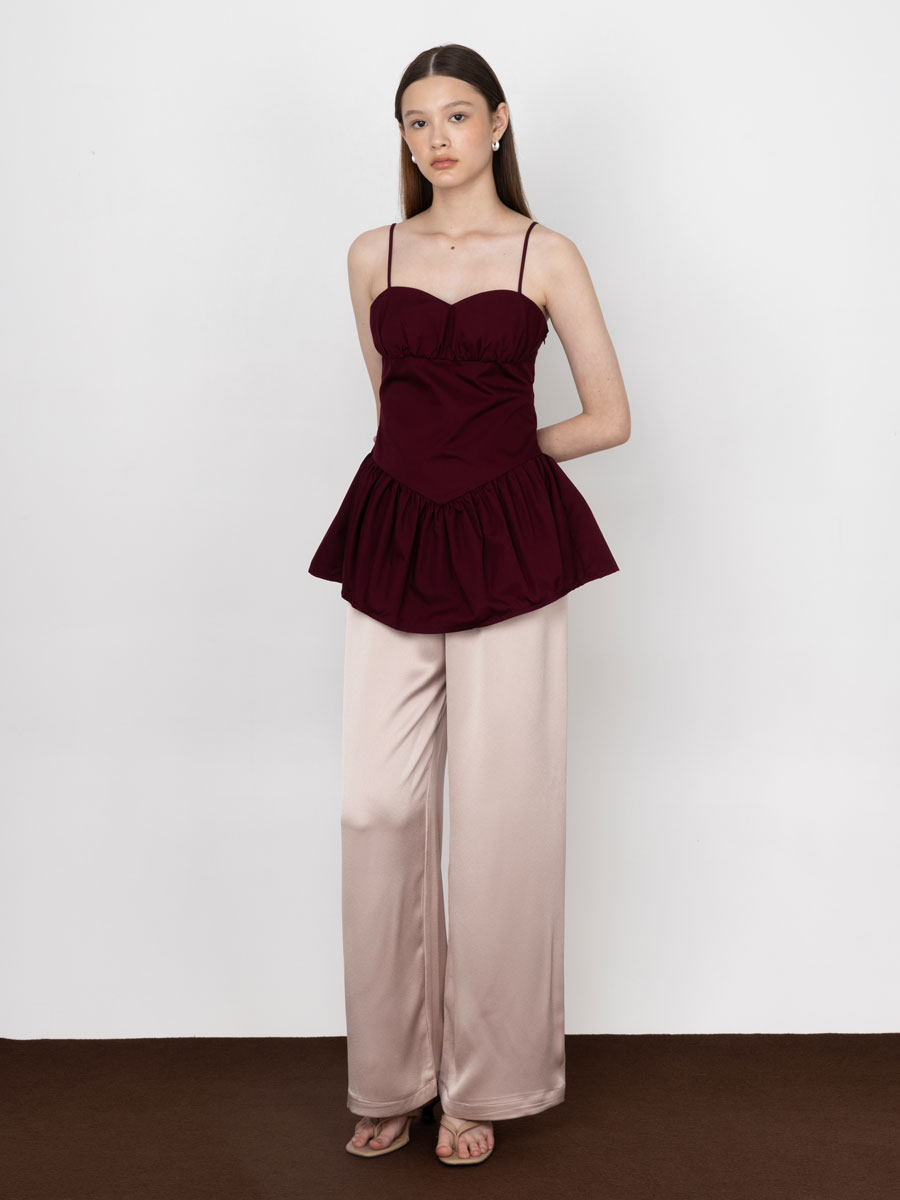 Cleo Top Maroon - Image 4
