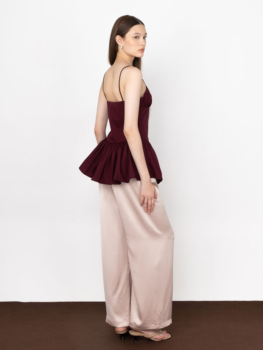 Cleo Top Maroon - Image 3