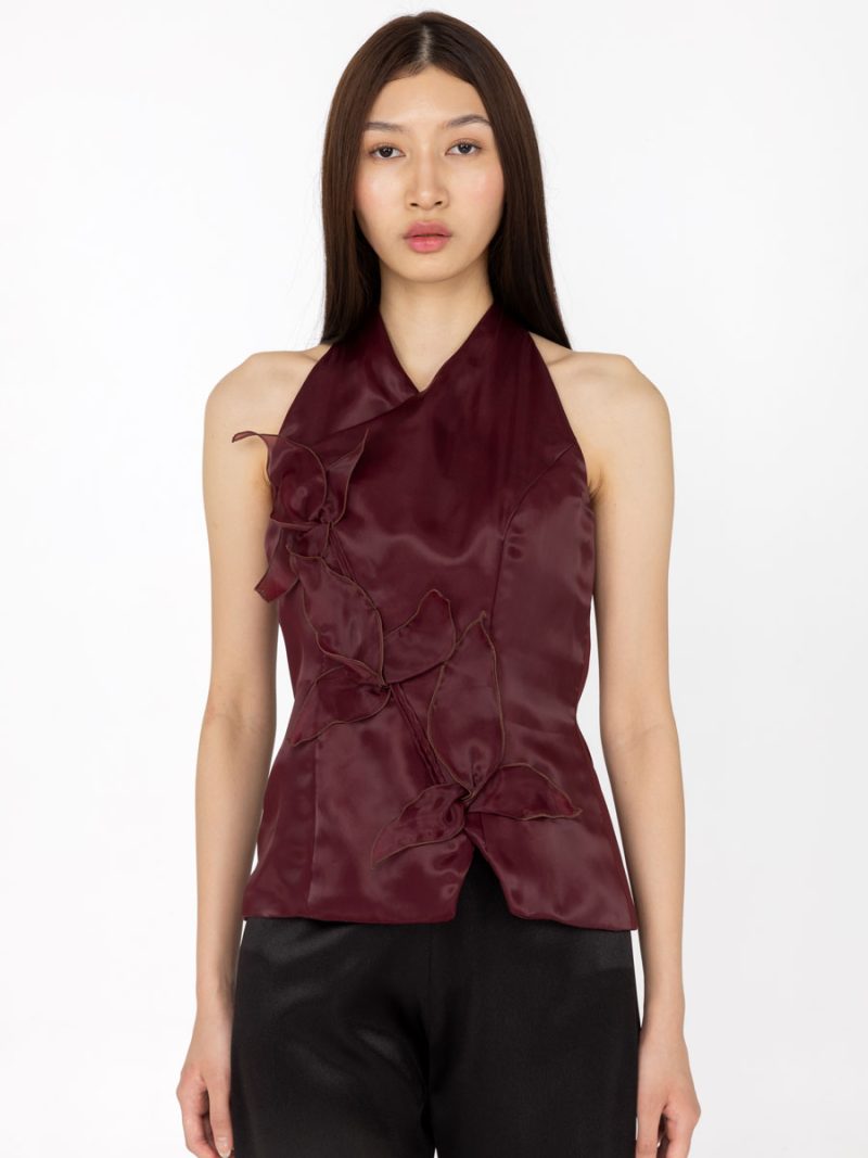 Cloe Top Burgundy