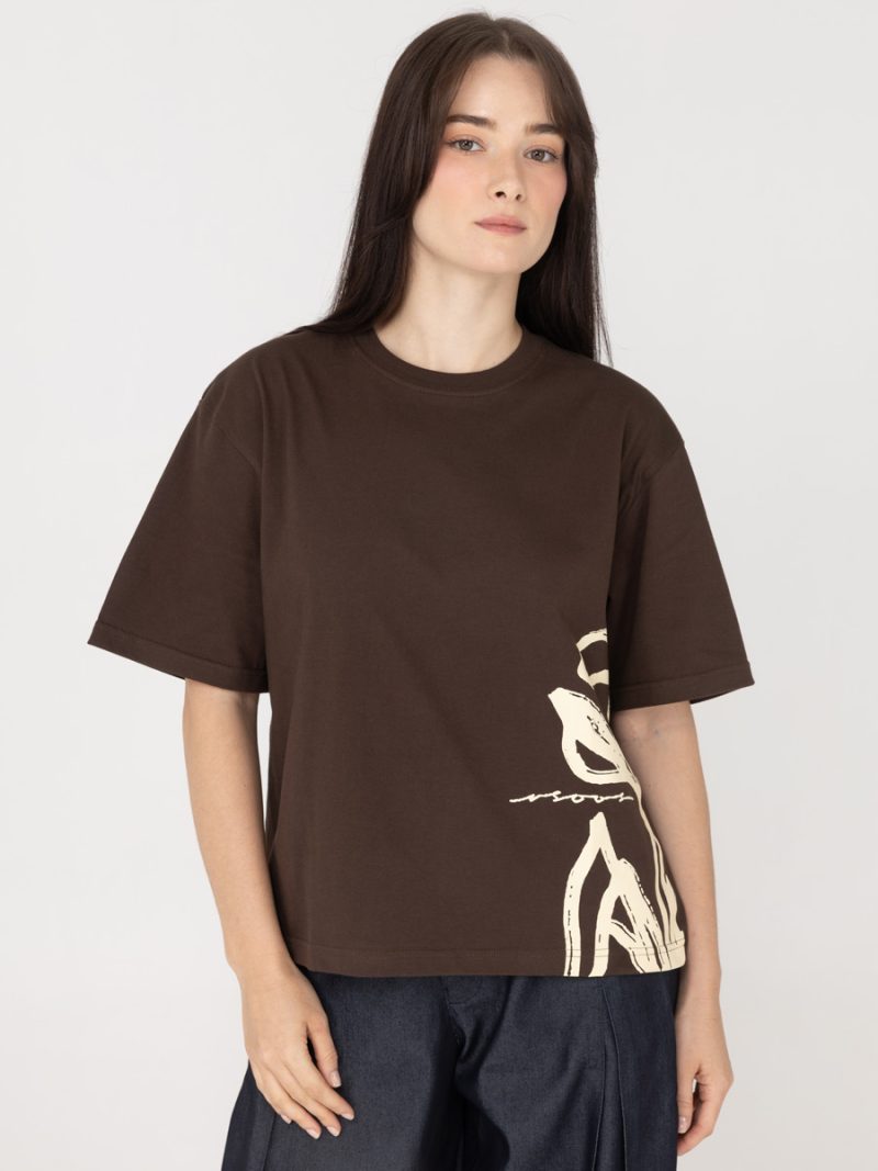 Amary T-Shirt Dark Brown