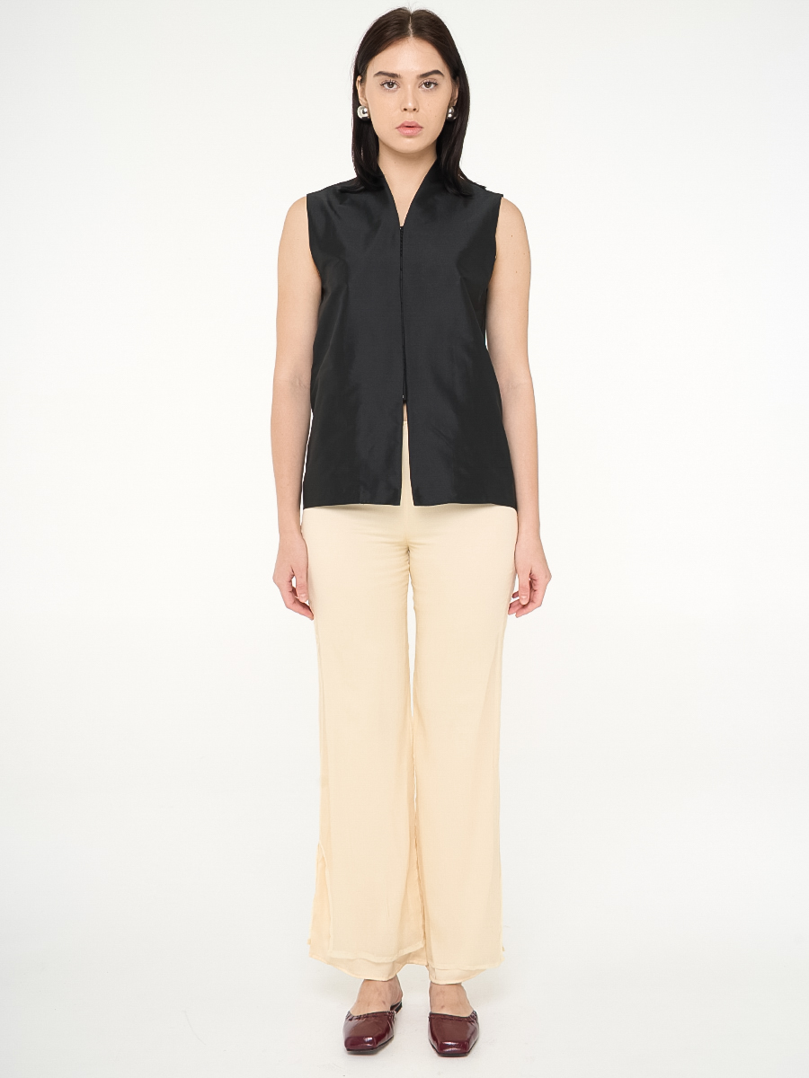 Yinyang Silk Pants Butter Bliss - Image 2