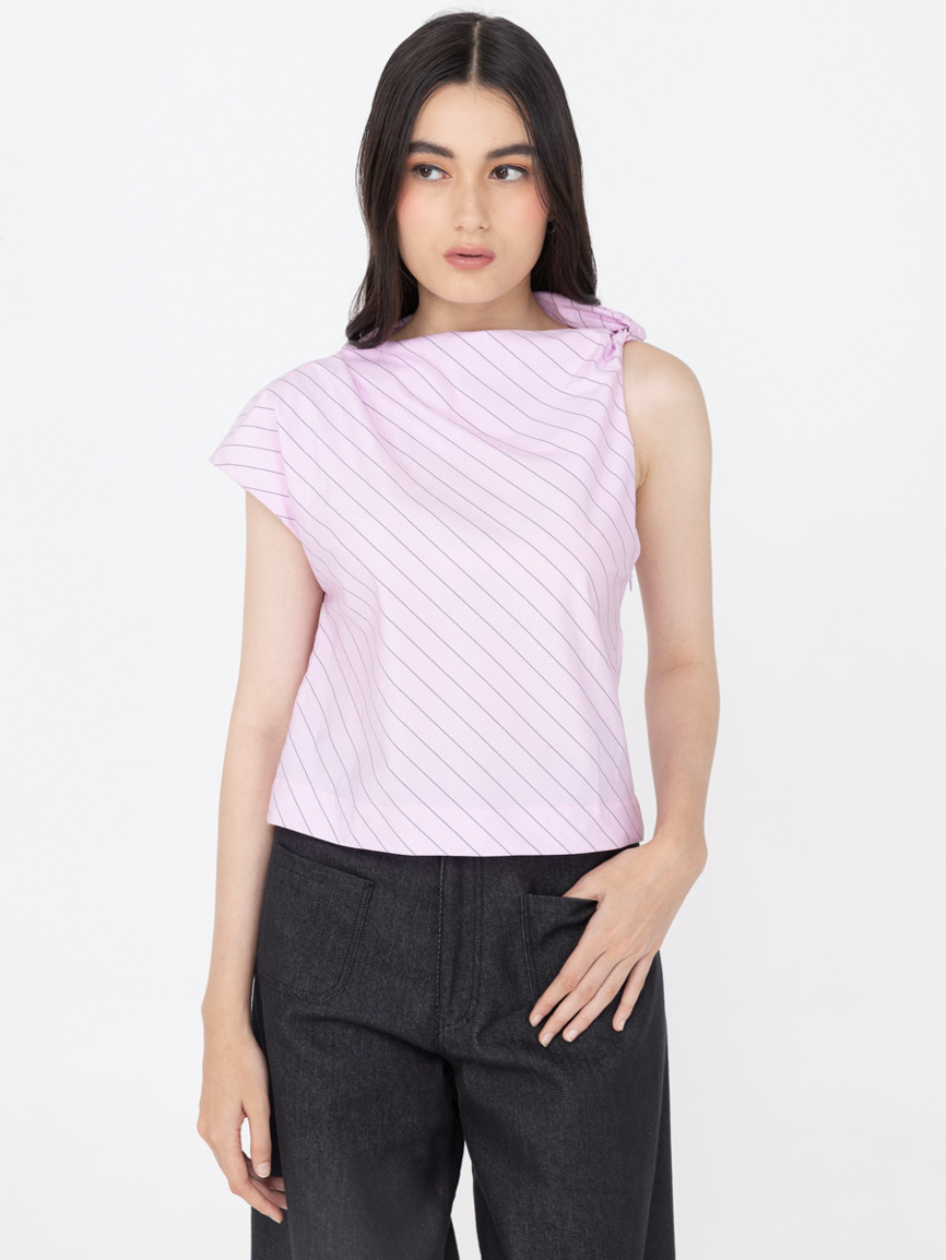 Andra Top Pink Stripes