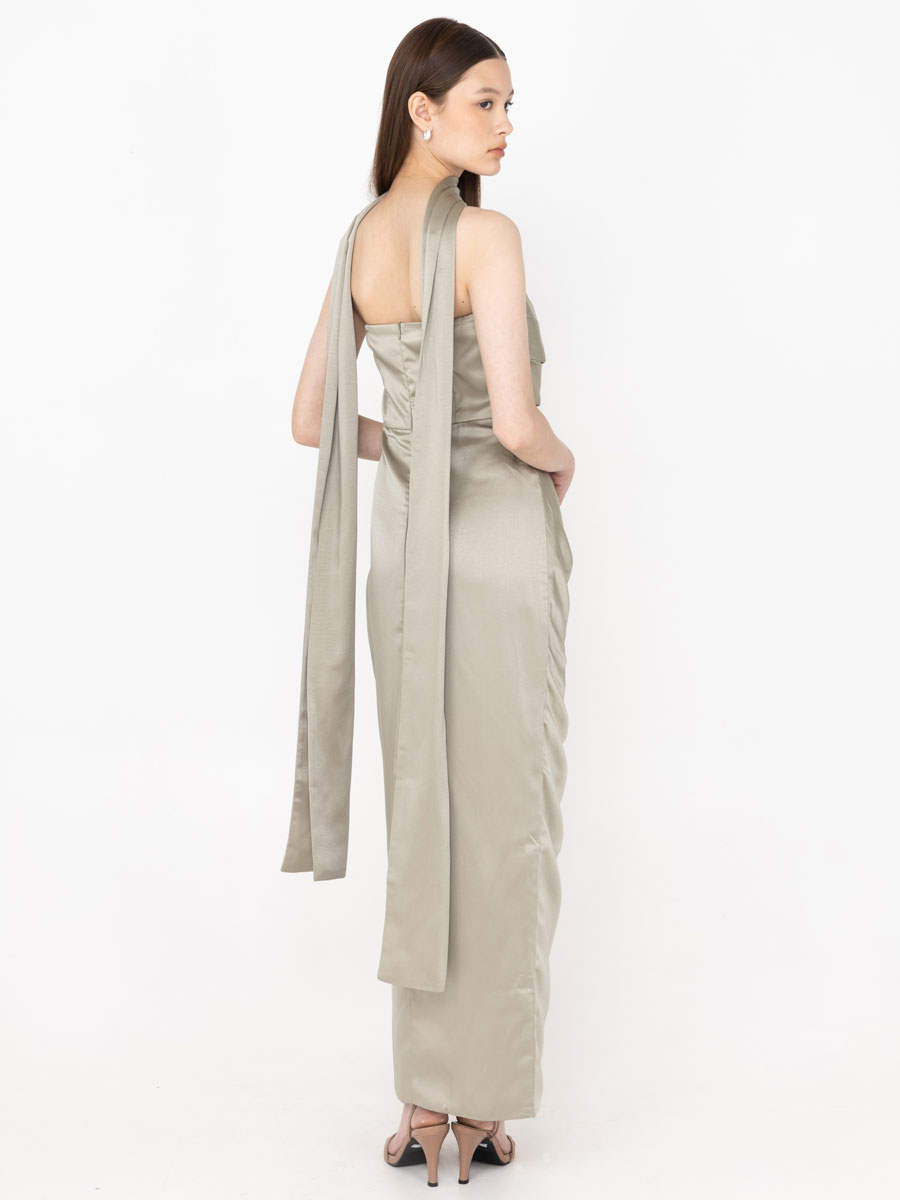 Althea Dress Sage Green - Image 3