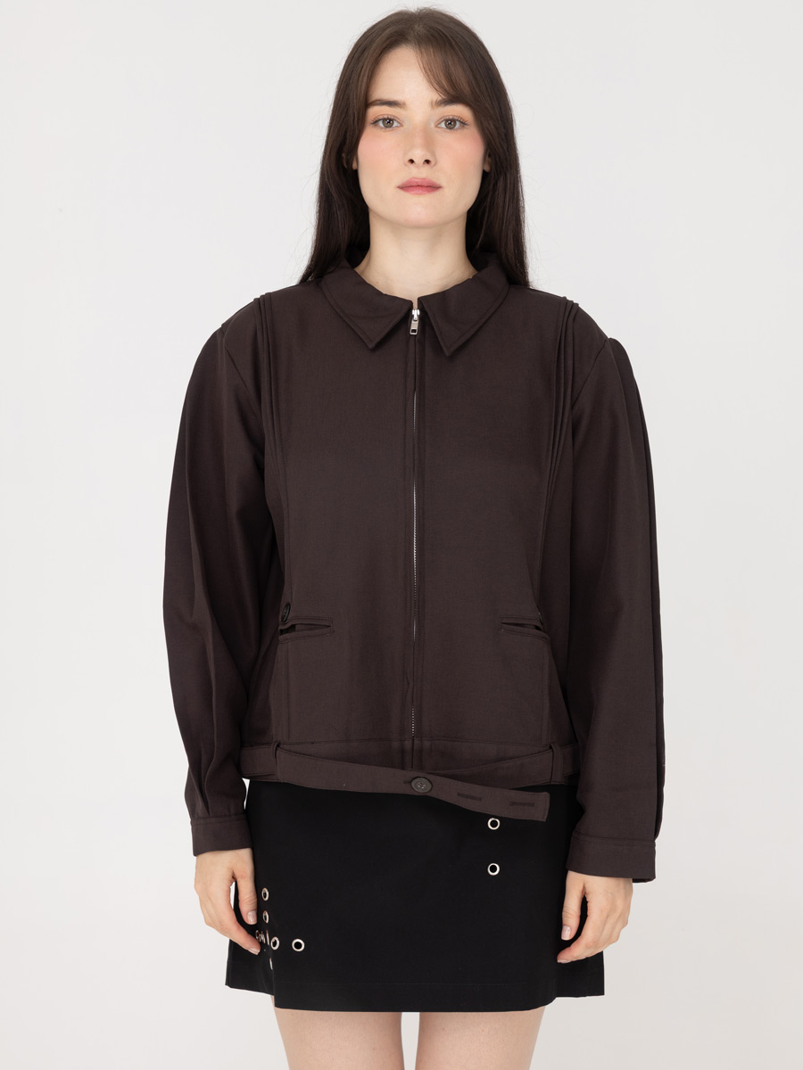 Dasha Work Jacket Brown