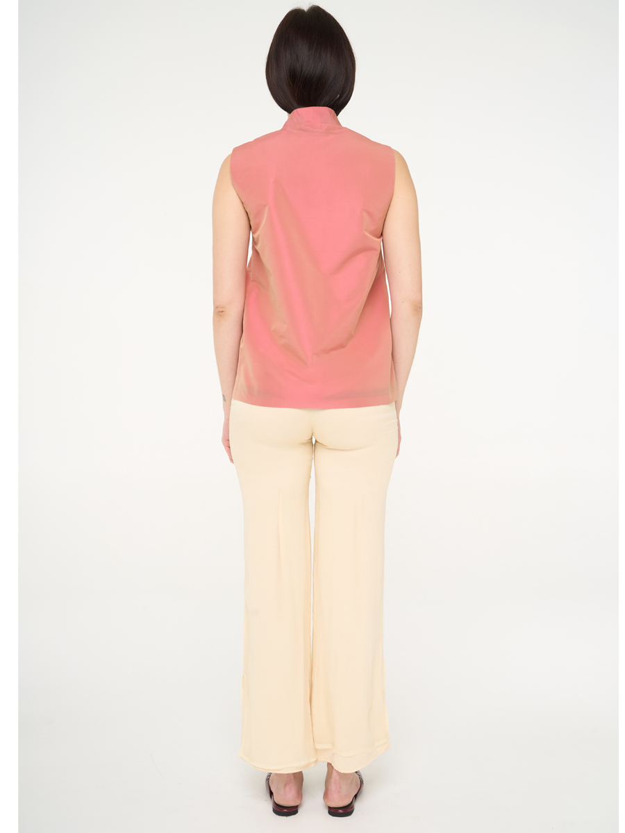Sleeveless Collared Vest Flaminggo - Image 4