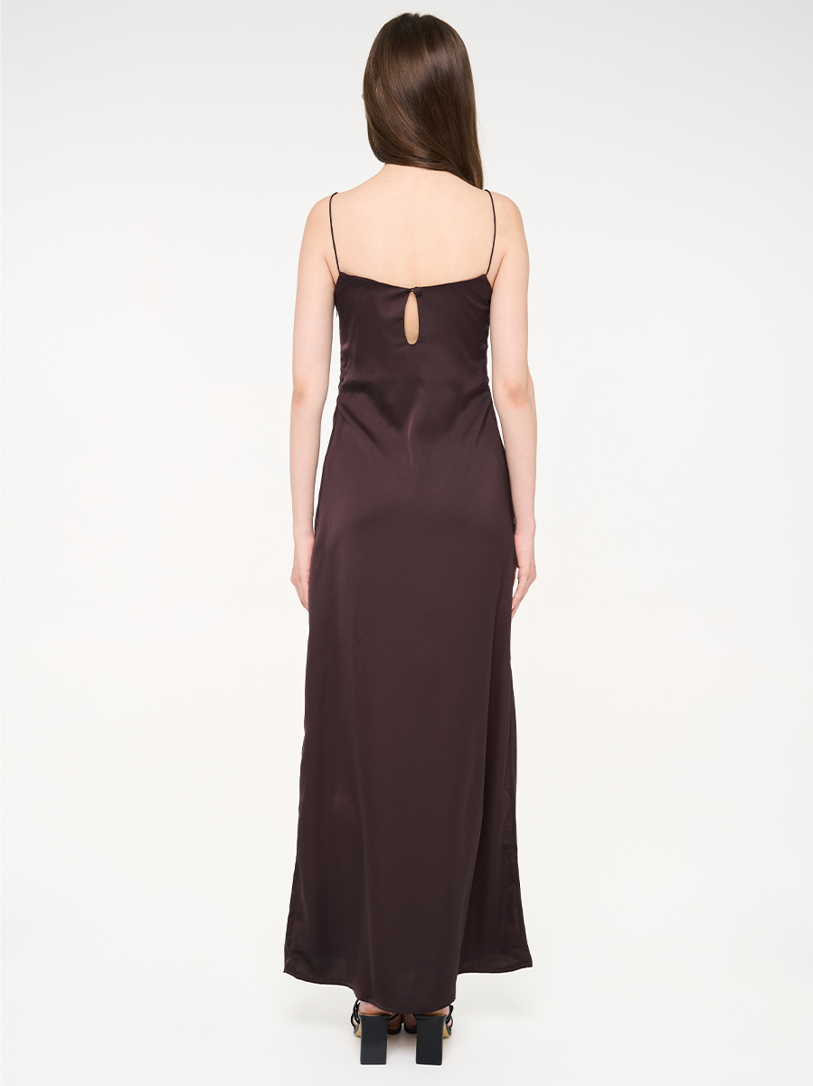 Viena Dress Brown - Image 3