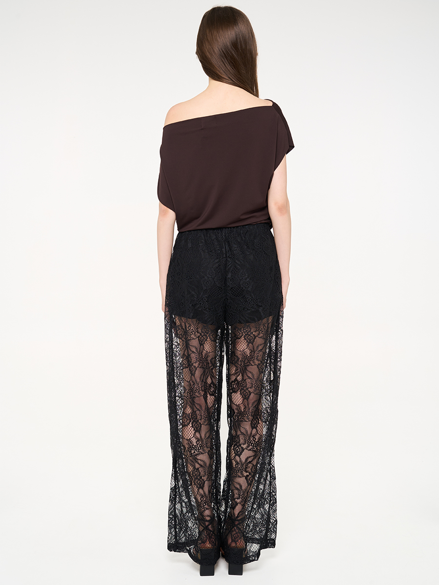 Soho Lace Pants Black - Image 4