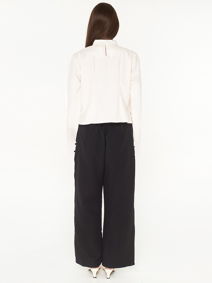 Etta Long-Sleeved Top White - Image 4