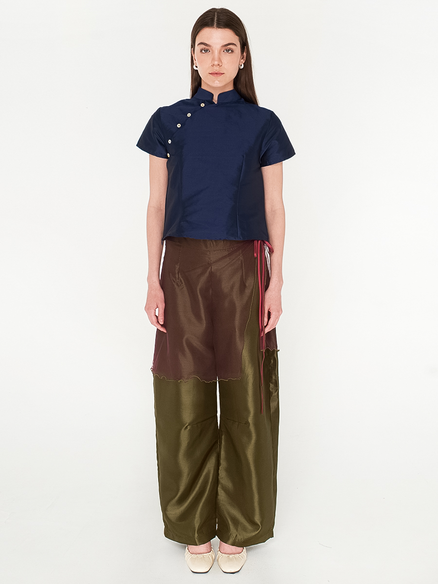 Bond Cheongsam Indigo - Image 2