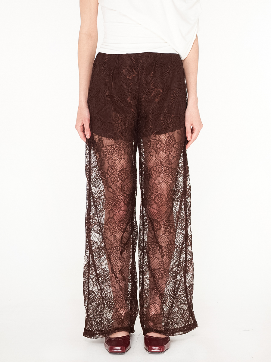 Soho Lace Pants Espresso
