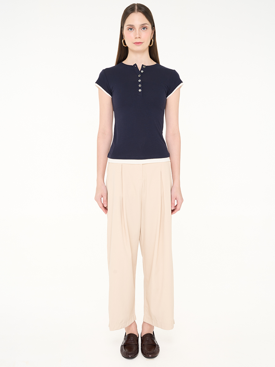 Lacey Top Navy - Image 2