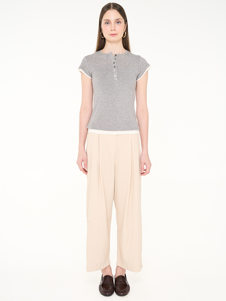 Lacey Top Grey - Image 2