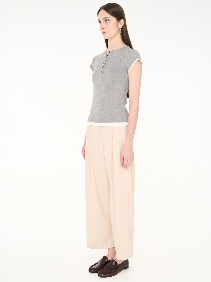 Lacey Top Grey - Image 3