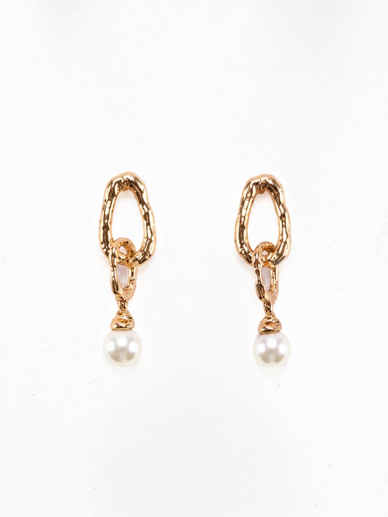 Ripple Earrings Gold