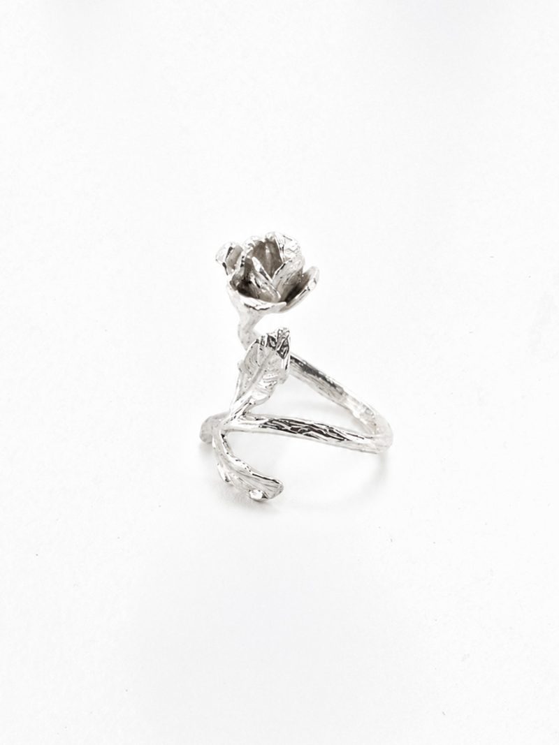 Rosethorn Ring Silver