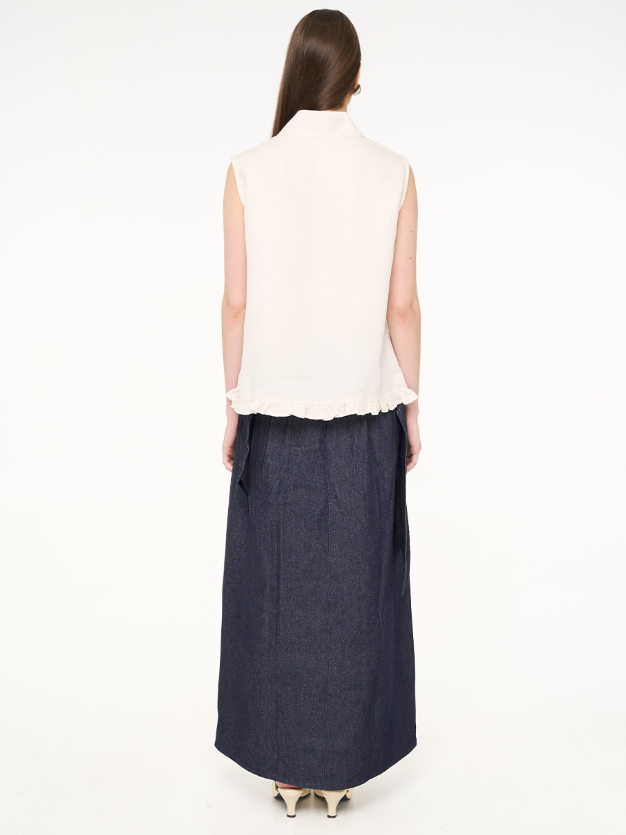 Caela Sleeveless Top White - Image 4
